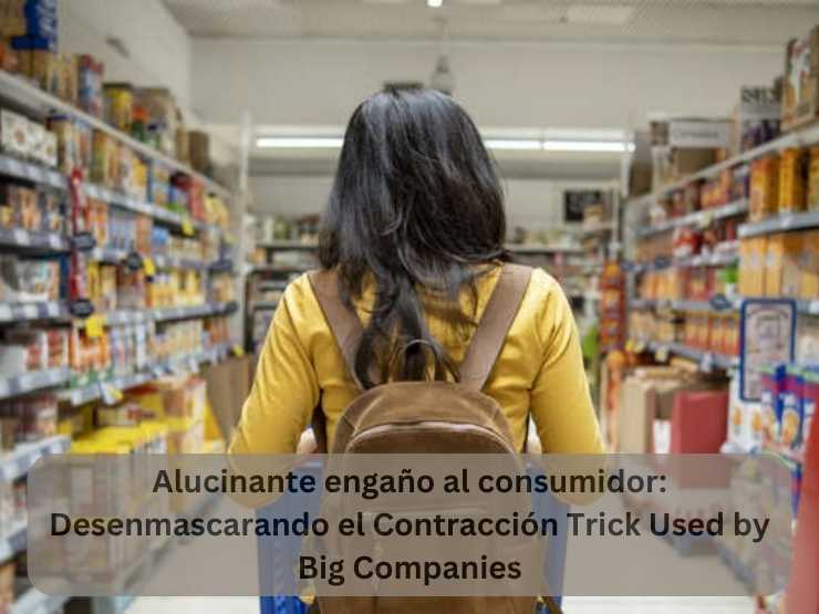 Alucinante engaño al consumidor Desenmascarando el Contracción Trick Used by Big Companies